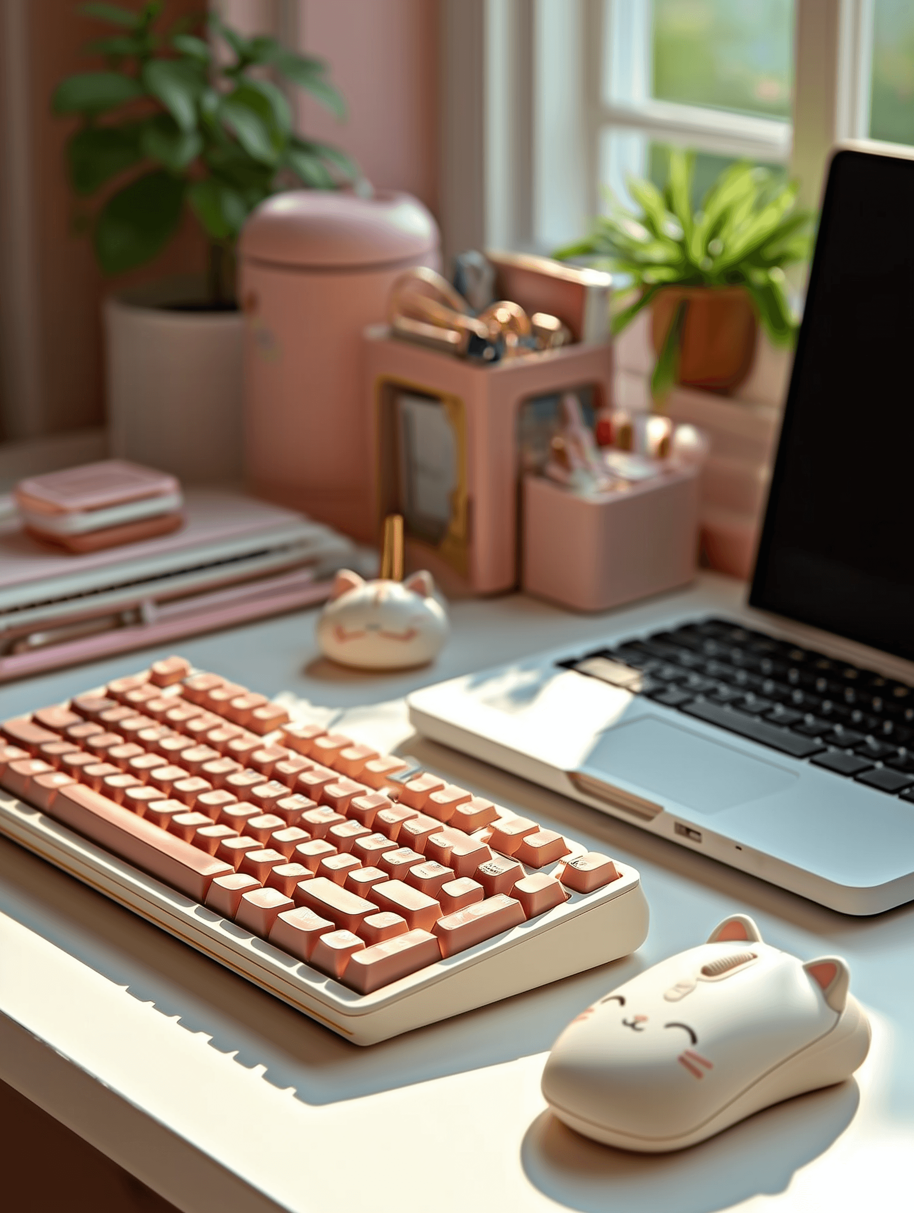Kawaii Cat Wireless Mouse